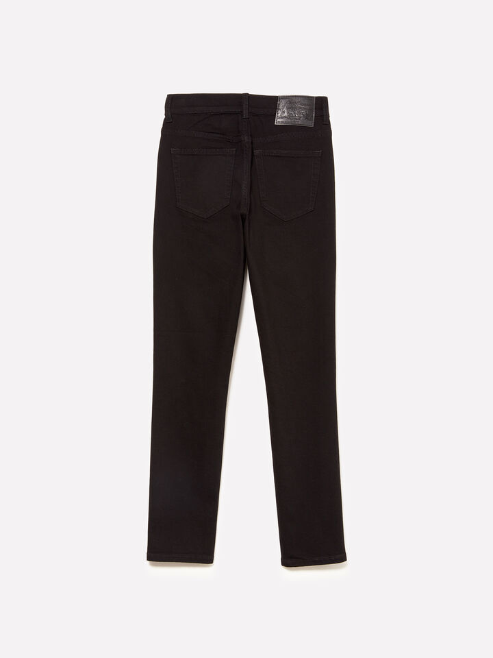 Jean slim noir style 69 - jeans coupe slim pour femme - Noir | Sisley image number 2